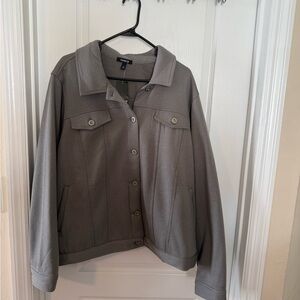 Torrid Charcoal Fleece Jacket